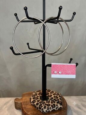 CCM Silver Hoop Earrings